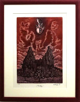 Herbert Kisza - Trosky - grafika 